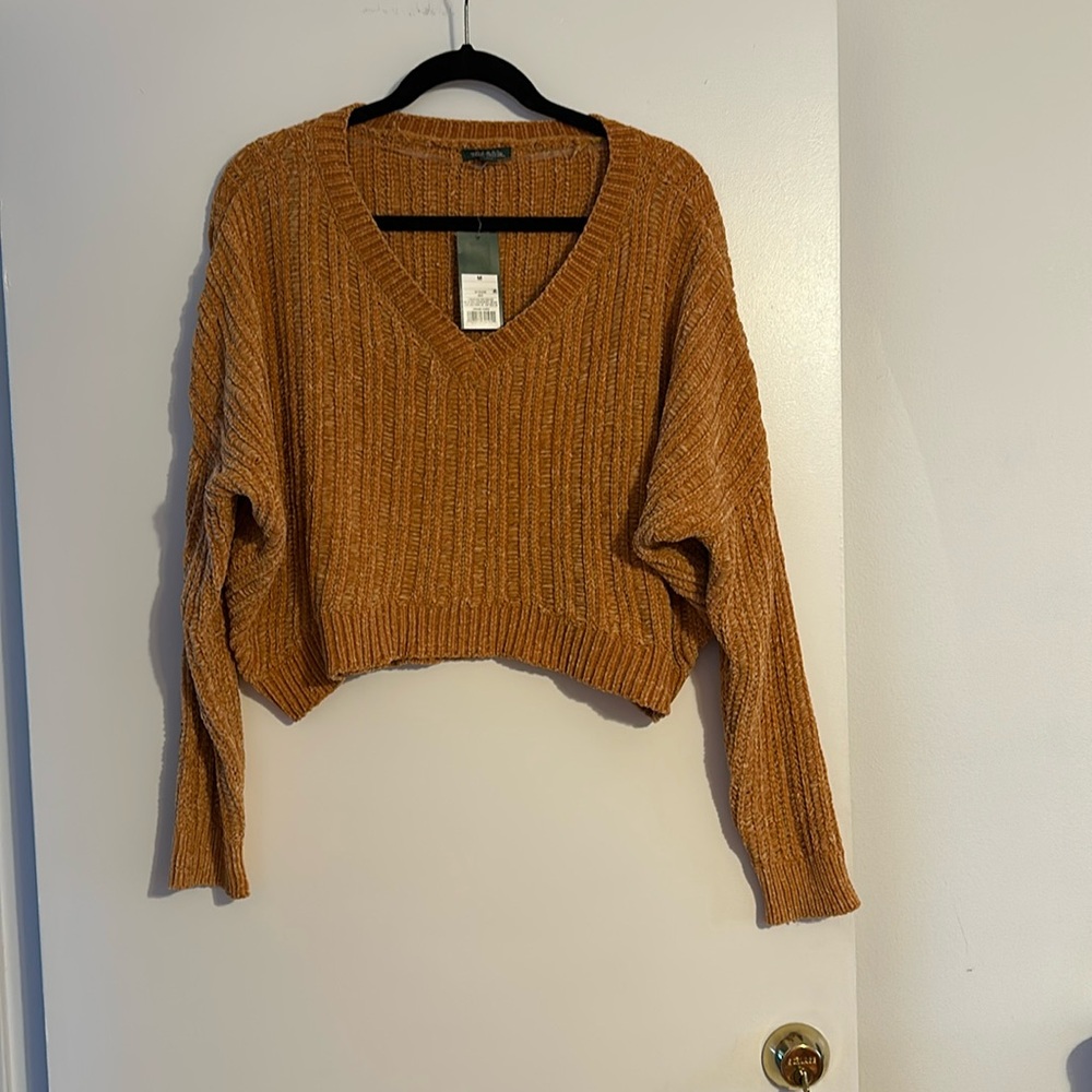 Wild Fable cropped chenille sweater